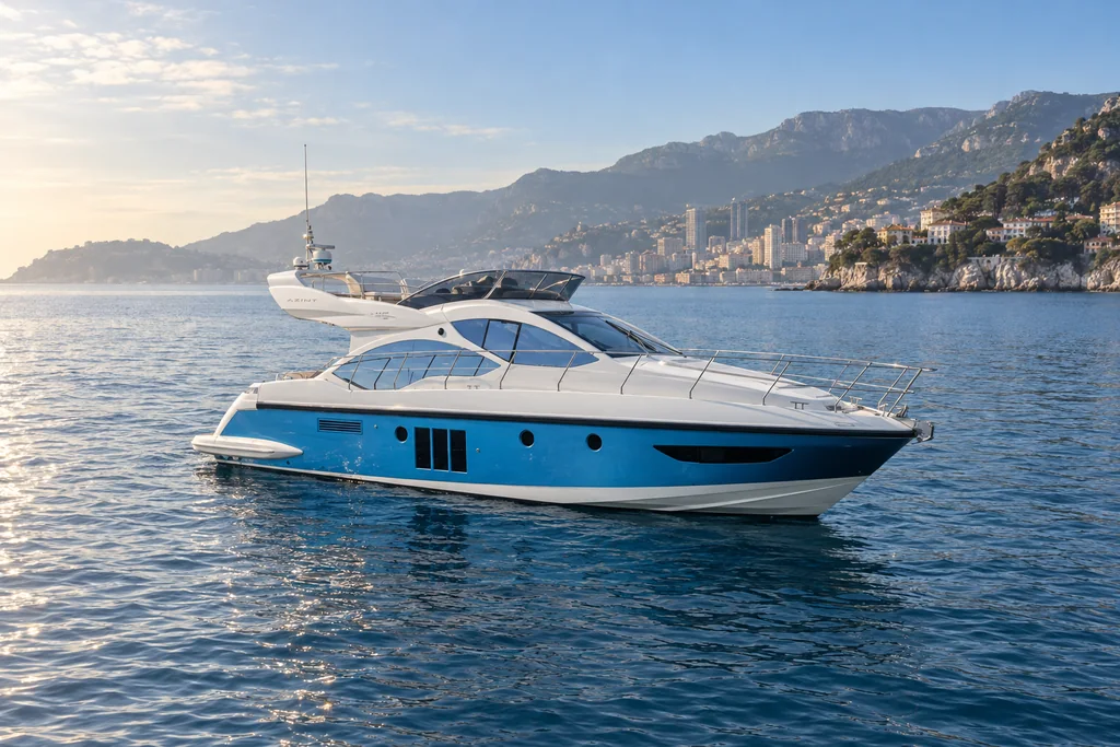 Azimut 45 Flybridge sur la côte de Monaco