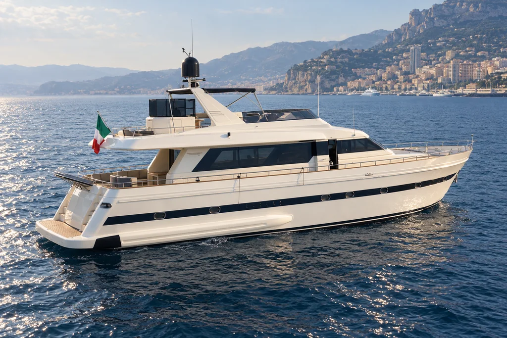 Falcon 80S sur la côte de Monaco