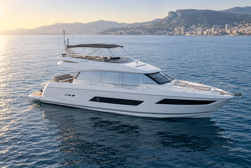 PRESTIGE 680 sur la côte de Monaco