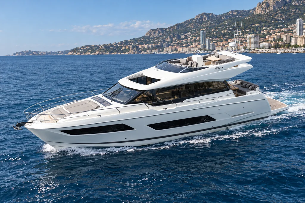 PRESTIGE 680S sur la côte de Monaco