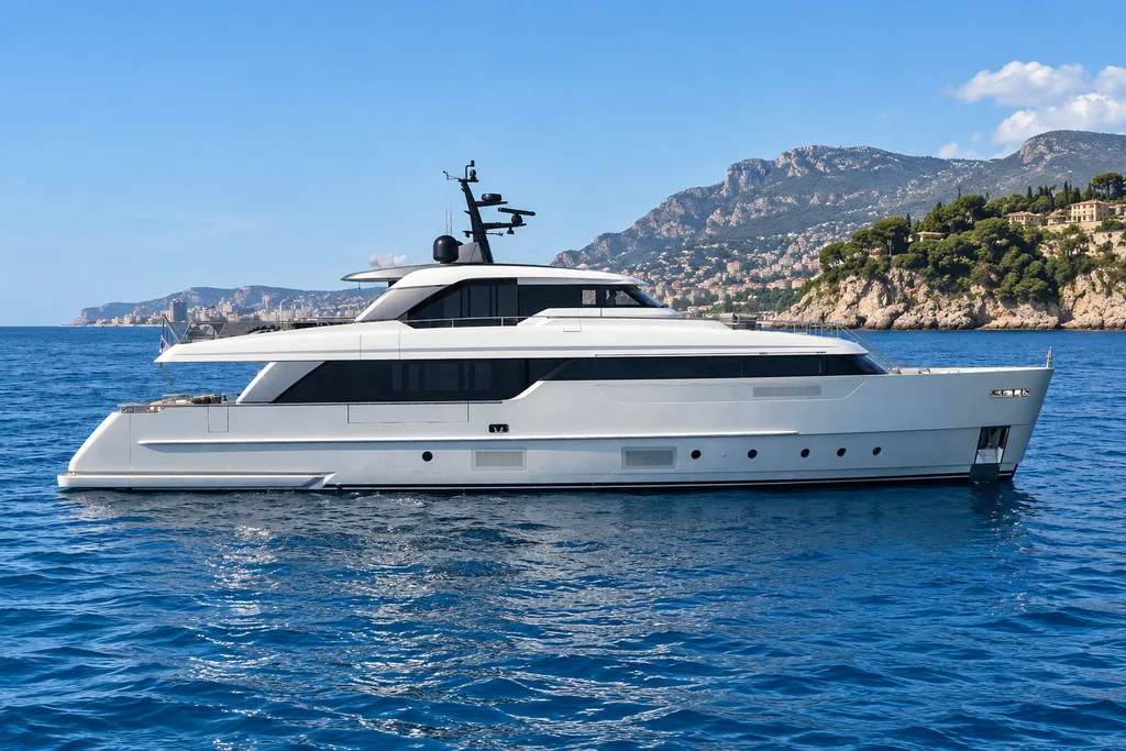 Sanlorenzo SD96 near Monaco